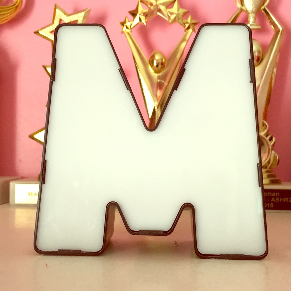 A letter sign